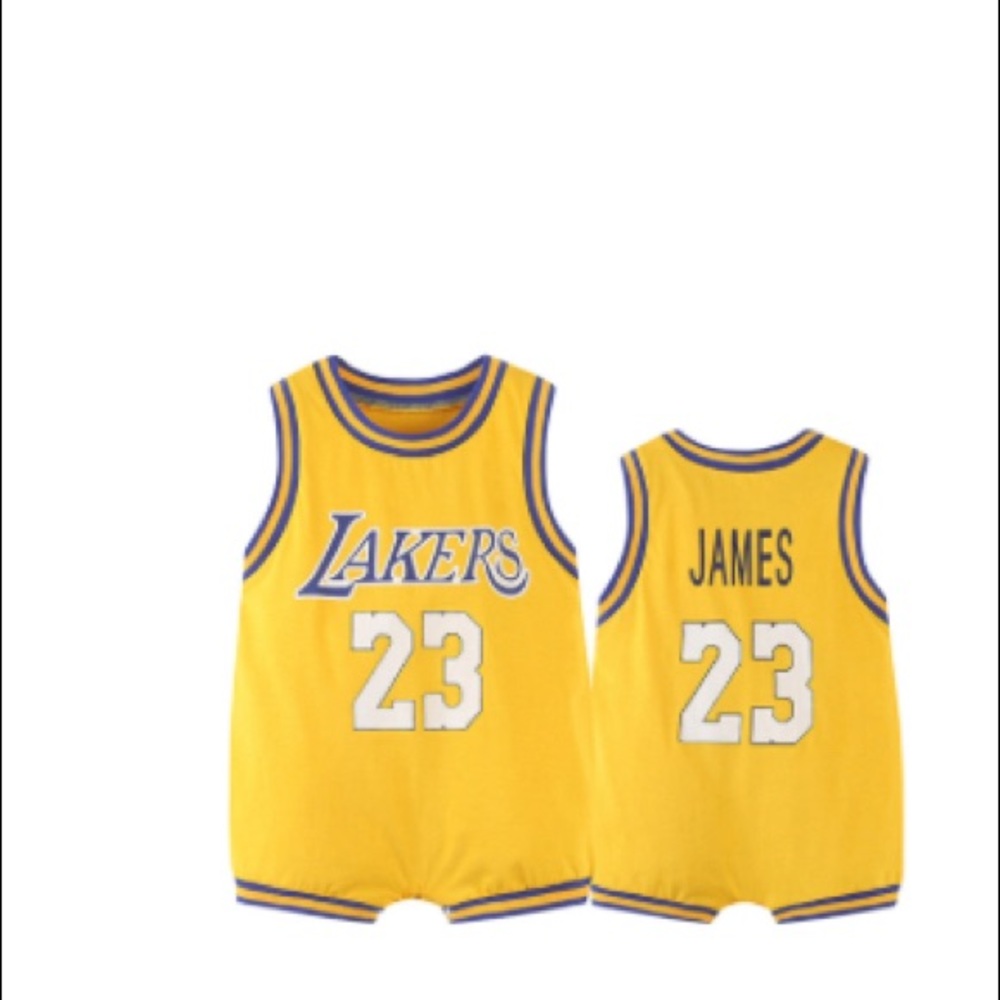 COPY - A lakers baby onesie Jersey